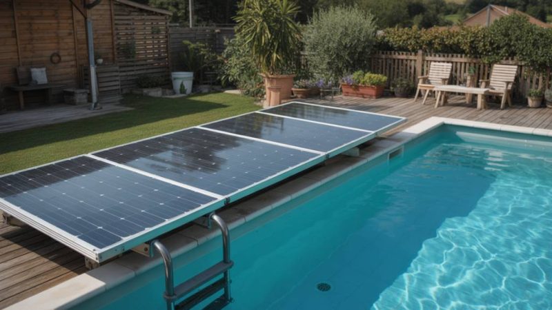 Chauffer piscine avec panneaux solaires : solutions économiques et durables pour prolonger la saison de baignade