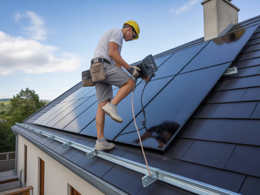 Fixation panneau solaire toit plat : solutions techniques, lestage, étanchéité et réglementation