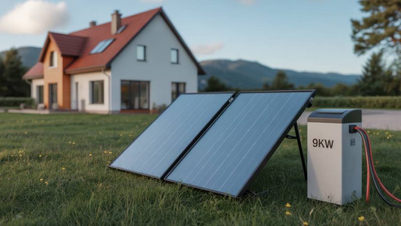 Kit solaire 9kw triphasé avec batterie : pour quelles maisons et quelles habitudes de consommation