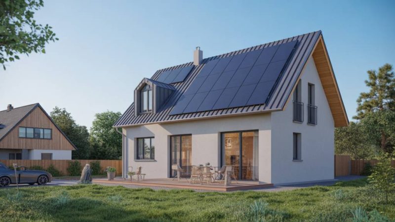 Panneaux solaires et maisons neuves RE2020 : stratégies d’autoconsommation, choix techniques et aides financières
