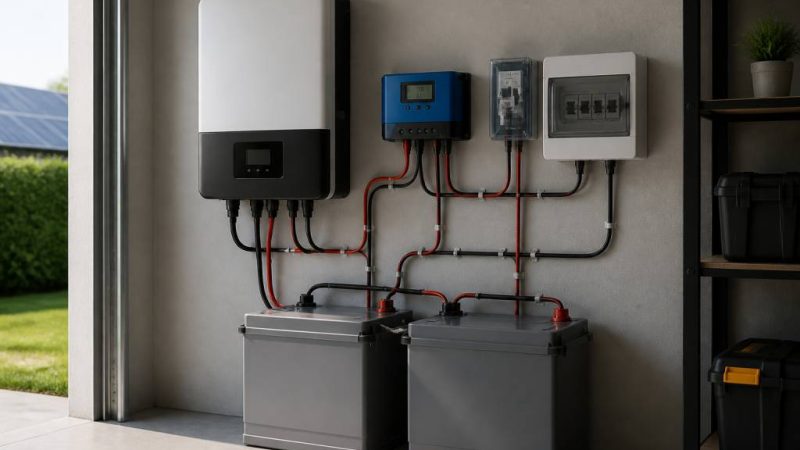 Schéma branchement panneau solaire batterie : guide complet pour installer et connecter votre système solaire