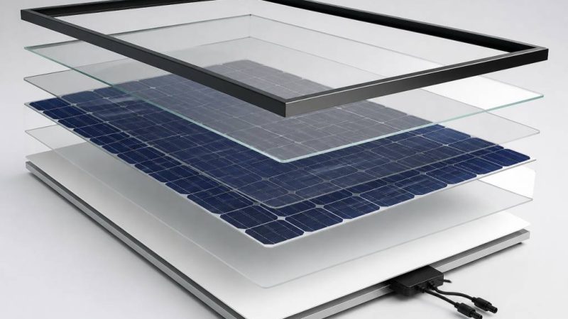 Composition panneau solaire : de quoi se compose un panneau photovoltaïque ?