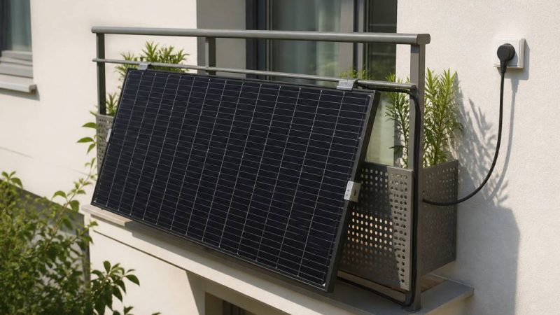Schéma branchement panneau solaire plug and play