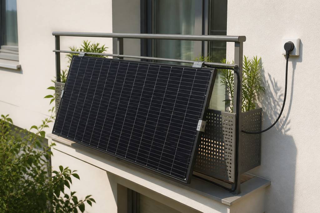 Schéma branchement panneau solaire plug and play