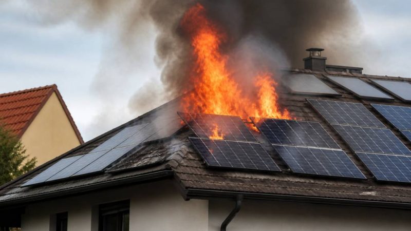 Incendie panneaux solaires toiture : causes, risques et solutions de prévention
