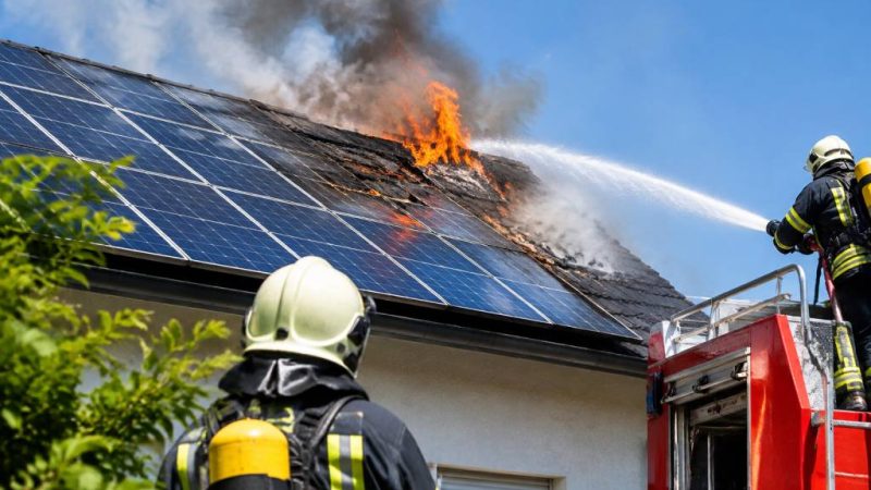 Panneau solaire, incendie et pompier : consignes de sécurité et intervention des secours